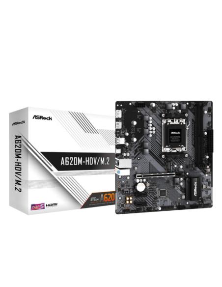 Asrock A620M-HDV/M.2 AMD A620 Zócalo AM5 micro ATX