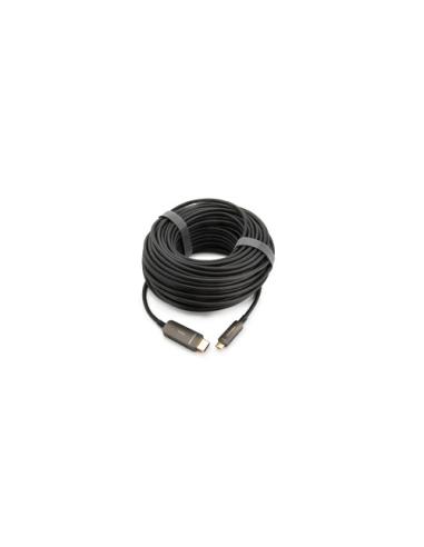 Kramer Electronics CP-AOCU/CH-33 10 m USB Tipo C HDMI Negro
