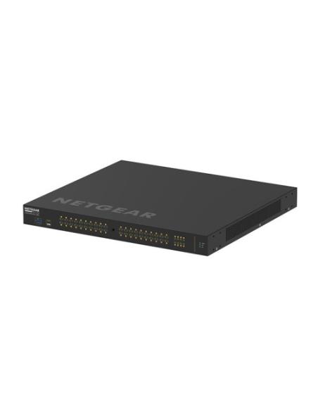 Kramer Electronics M4250-40G8F-PoE+ (GSM4248P) Gestionado Gigabit Ethernet (10/100/1000) Energía sobre Ethernet (PoE) 1U Negro