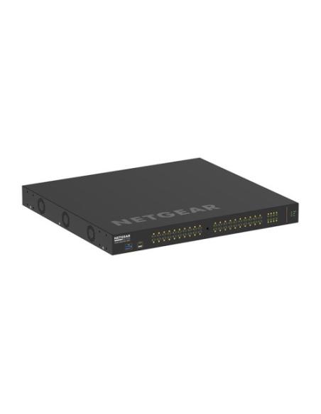 Kramer Electronics M4250-40G8F-PoE+ (GSM4248P) Gestionado Gigabit Ethernet (10/100/1000) Energía sobre Ethernet (PoE) 1U Negro
