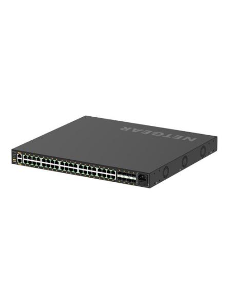 Kramer Electronics M4250-40G8F-PoE+ (GSM4248P) Gestionado Gigabit Ethernet (10/100/1000) Energía sobre Ethernet (PoE) 1U Negro