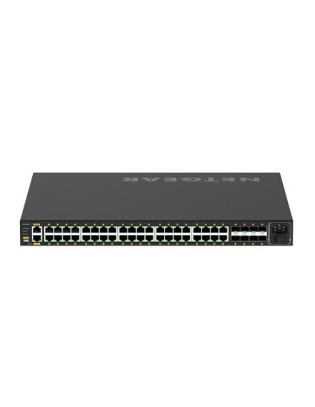 Kramer Electronics M4250-40G8F-PoE+ (GSM4248P) Gestionado Gigabit Ethernet (10/100/1000) Energía sobre Ethernet (PoE) 1U Negro