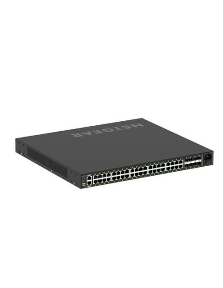 Kramer Electronics M4250-40G8F-PoE+ (GSM4248P) Gestionado Gigabit Ethernet (10/100/1000) Energía sobre Ethernet (PoE) 1U Negro