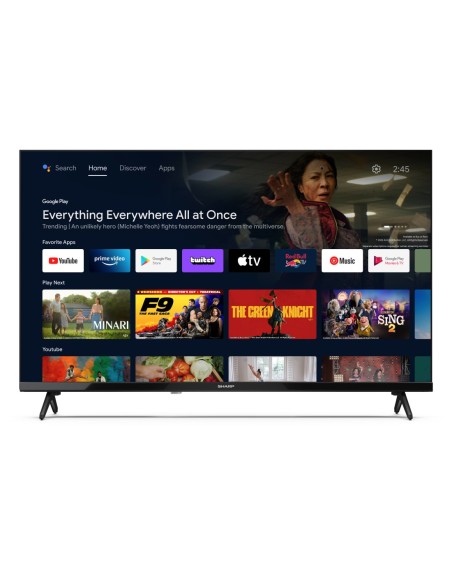 Sharp 32FH2EA Televisor 81,3 cm (32") HD Smart TV Wifi Negro