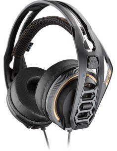 Plantronics RIG 400 PRO HC Binaural Diadema Negro, Oro