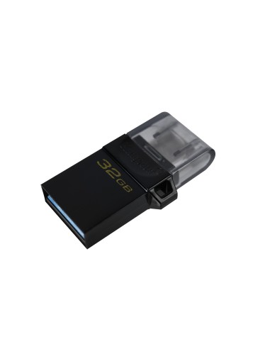 Kingston Technology DataTraveler microDuo3 G2 unidad flash USB 32 GB USB Type-A   Micro-USB 3.2 Gen 1 (3.1 Gen 1) Negro
