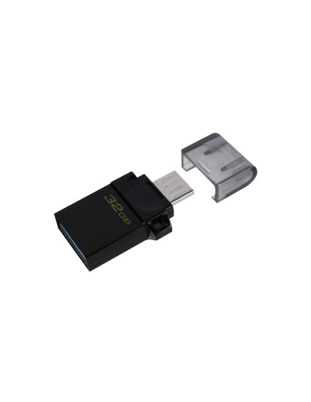 Kingston Technology DataTraveler microDuo3 G2 unidad flash USB 32 GB USB Type-A   Micro-USB 3.2 Gen 1 (3.1 Gen 1) Negro