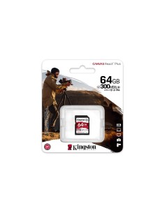 Kingston Technology Canvas React Plus 64 GB SD UHS-II Clase 10