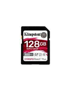 Kingston Technology Canvas React Plus 128 GB SD UHS-II Clase 10