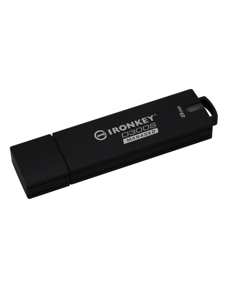Kingston Technology IronKey D300 unidad flash USB 8 GB USB tipo A 3.2 Gen 1 (3.1 Gen 1) Negro