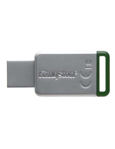 Kingston Technology DataTraveler 50 16GB unidad flash USB USB tipo A 3.0 (3.1 Gen 1) Verde, Plata