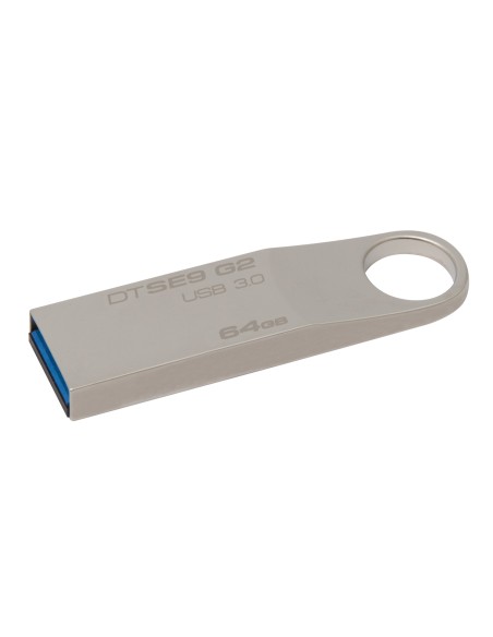 Kingston Technology DataTraveler SE9 G2 64GB unidad flash USB USB tipo A 3.0 (3.1 Gen 1) Plata