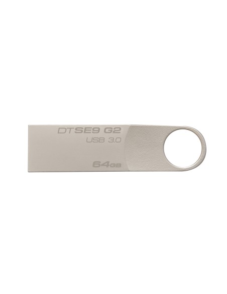Kingston Technology DataTraveler SE9 G2 64GB unidad flash USB USB tipo A 3.0 (3.1 Gen 1) Plata