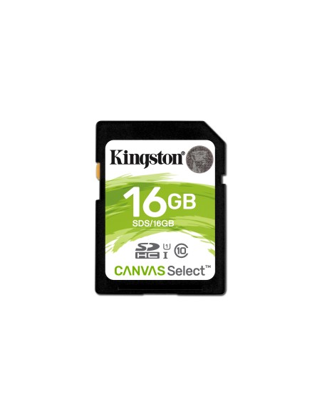 Kingston Technology Canvas Select memoria flash 16 GB SDHC Clase 10 UHS-I