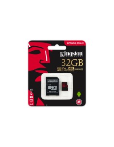 Kingston Technology Canvas React memoria flash 32 GB MicroSDHC Clase 10 UHS-I