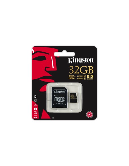 Kingston Technology Gold microSD UHS-I Speed Class 3 (U3) 32GB memoria flash MicroSDHC Clase