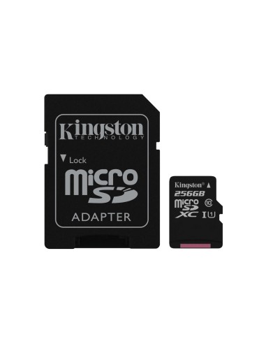 Kingston Technology Canvas Select memoria flash 256 GB MicroSDXC Clase 10 UHS-I