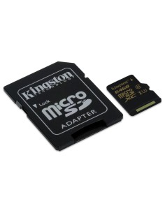 Kingston Technology Gold microSD UHS-I Speed Class 3 (U3) 64GB memoria flash MicroSDHC Clase