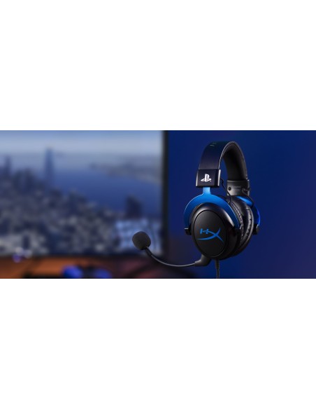 Kingston Technology Cloud Auriculares Alámbrico Diadema Juego Negro, Azul