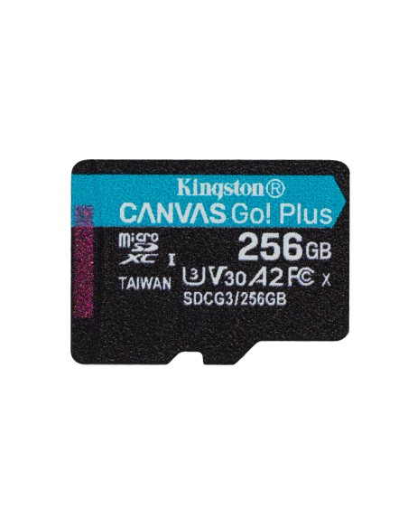 Kingston Technology Canvas Go! Plus memoria flash 256 GB MicroSD UHS-I Clase 10