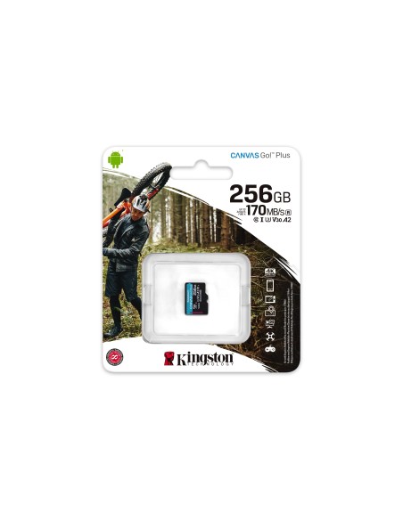 Kingston Technology Canvas Go! Plus memoria flash 256 GB MicroSD UHS-I Clase 10