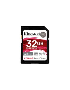 Kingston Technology Canvas React Plus 32 GB SD UHS-II Clase 10