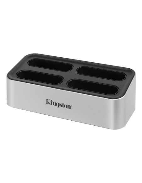 Kingston Technology Workflow Station Alámbrico USB 3.2 Gen 2 (3.1 Gen 2) Type-C Negro, Plata