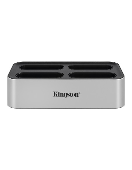 Kingston Technology Workflow Station Alámbrico USB 3.2 Gen 2 (3.1 Gen 2) Type-C Negro, Plata