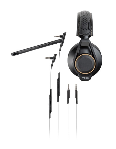 Plantronics RIG 600 Binaural Diadema Negro