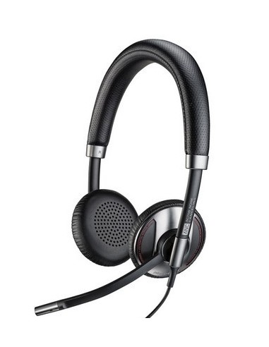 Plantronics C725-M auriculares para móvil Binaural Diadema Negro Alámbrico