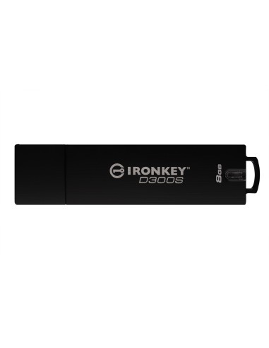 Kingston Technology D300S unidad flash USB 8 GB 3.0 (3.1 Gen 1) Conector Tipo A Negro