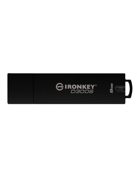 Kingston Technology D300S unidad flash USB 8 GB 3.0 (3.1 Gen 1) Conector Tipo A Negro