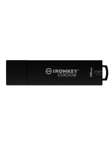 Kingston Technology D300S unidad flash USB 16 GB 3.0 (3.1 Gen 1) Conector Tipo A Negro