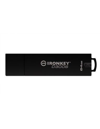 Kingston Technology D300S unidad flash USB 64 GB 3.0 (3.1 Gen 1) Conector Tipo A Negro