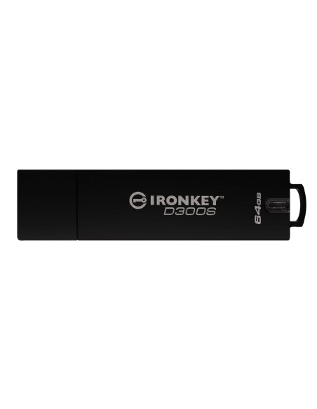 Kingston Technology D300S unidad flash USB 64 GB 3.0 (3.1 Gen 1) Conector Tipo A Negro