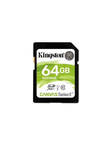 Kingston Technology Canvas Select memoria flash 64 GB SDXC Clase 10 UHS-I