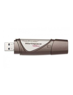 Kingston Technology DataTraveler Workspace 128GB unidad flash USB 3.0 (3.1 Gen 1) Conector Tipo A Marrón, Plata