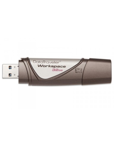Kingston Technology DataTraveler Workspace 32GB unidad flash USB 3.0 (3.1 Gen 1) Conector Tipo A Marrón, Plata
