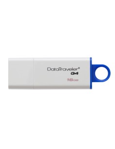 Kingston Technology DataTraveler G4 unidad flash USB 16 GB USB tipo A 3.0 (3.1 Gen 1) Azul, Blanco