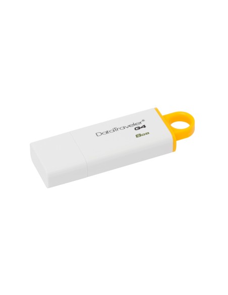 Kingston Technology DataTraveler G4 unidad flash USB 8 GB USB tipo A 3.2 Gen 1 (3.1 Gen 1) Blanco, Amarillo