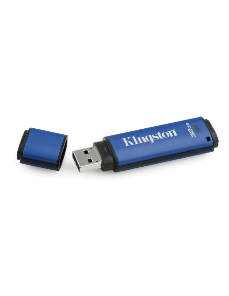 Kingston Technology DataTraveler Vault Privacy 3.0 32GB unidad flash USB USB tipo A 3.2 Gen 1 (3.1 Gen 1) Azul