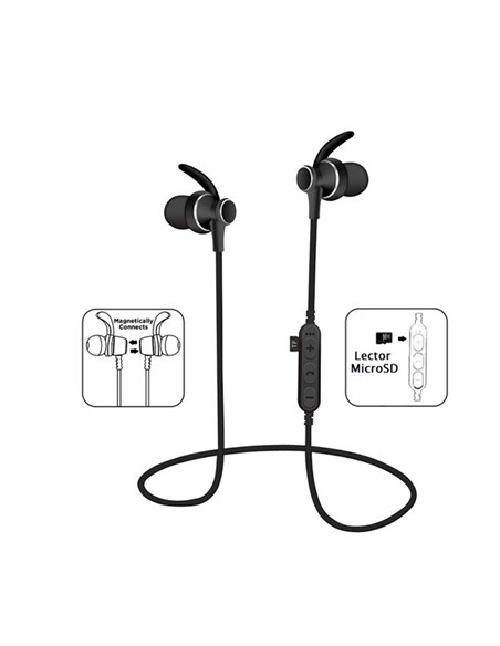 PLATINET AURICULARES IN-EAR SPORT BLUETOOTH microS - Imagen 1