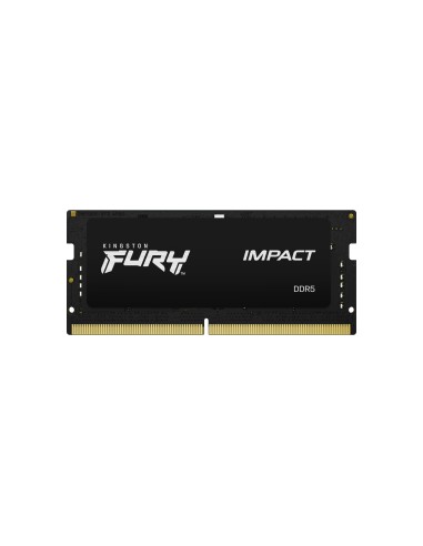 Kingston Technology Fury Impact 32GB (1x32GB) 4800MHz CL38 DDR5 Negra