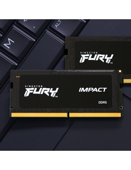 Kingston Technology Fury Impact 32GB (1x32GB) 4800MHz CL38 DDR5 Negra