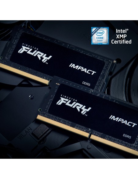 Kingston Technology Fury Impact 32GB (1x32GB) 4800MHz CL38 DDR5 Negra