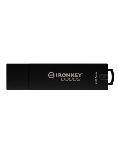 Kingston Technology D300S unidad flash USB 32 GB 3.0 (3.1 Gen 1) Conector Tipo A Negro