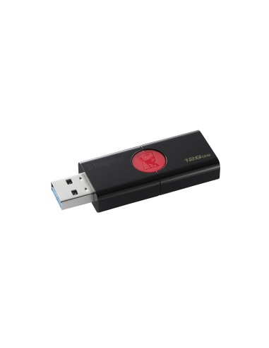 Kingston Technology DataTraveler 106 unidad flash USB 128 GB USB tipo A 3.0 (3.1 Gen 1) Negro, Rojo