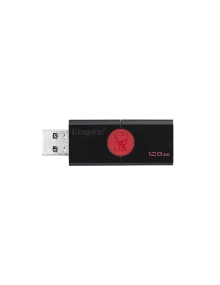 Kingston Technology DataTraveler 106 unidad flash USB 128 GB USB tipo A 3.0 (3.1 Gen 1) Negro, Rojo