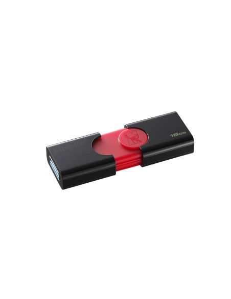 Kingston Technology DataTraveler 106 unidad flash USB 16 GB USB tipo A 3.0 (3.1 Gen 1) Negro, Rojo