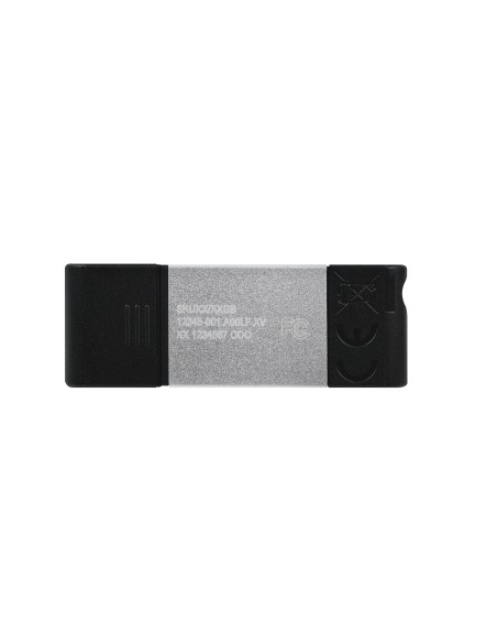 Kingston Technology DataTraveler 80 unidad flash USB 256 GB USB Tipo C 3.2 Gen 1 (3.1 Gen 1) Negro, Plata